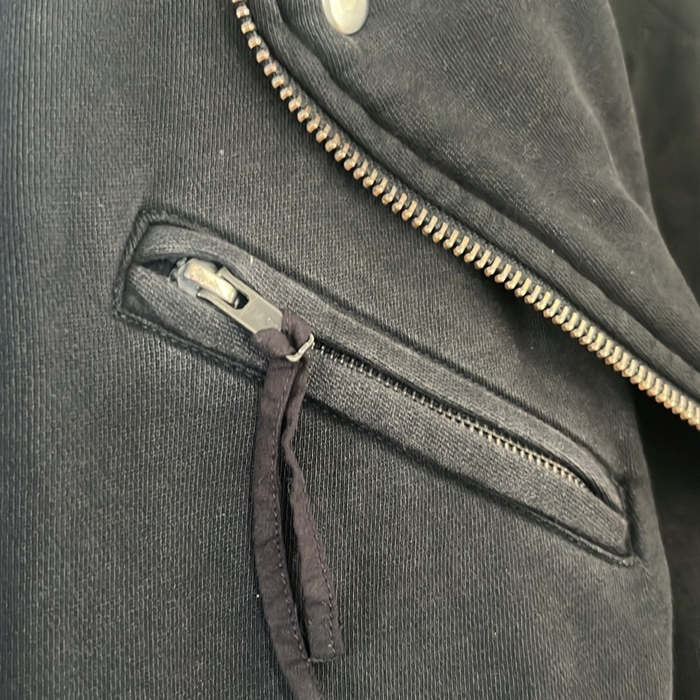 Free People Sweatshirt Bomber Jacket - Picture 3 of 6